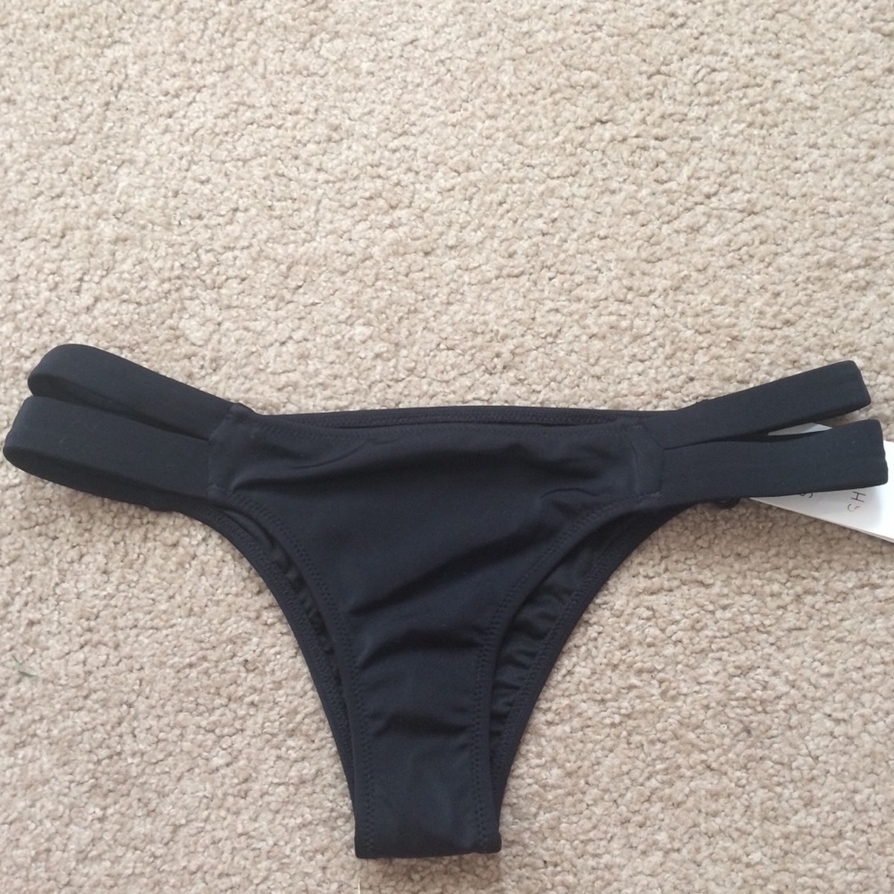 Black Target Bikini Bottoms